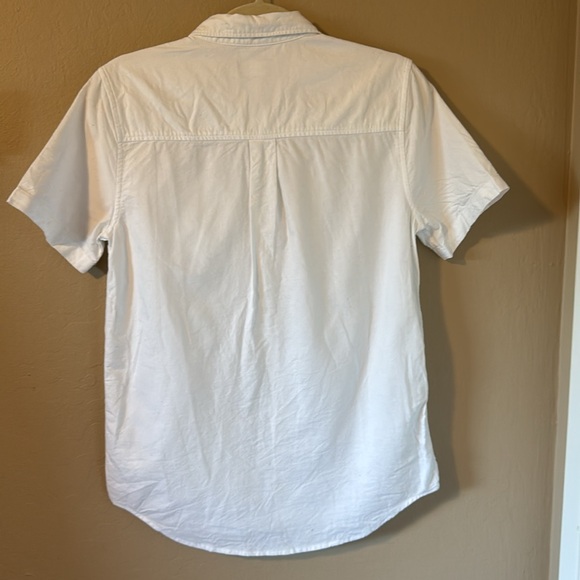 Place Boys White Cotton Short Sleeve Button Down Shirt Size 16 XXL - Picture 4 of 13